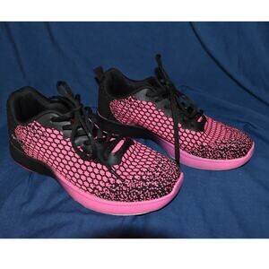 Pyramid Path Lite Women's 7.5 Bowling Shoes Pink Mesh Sneakers